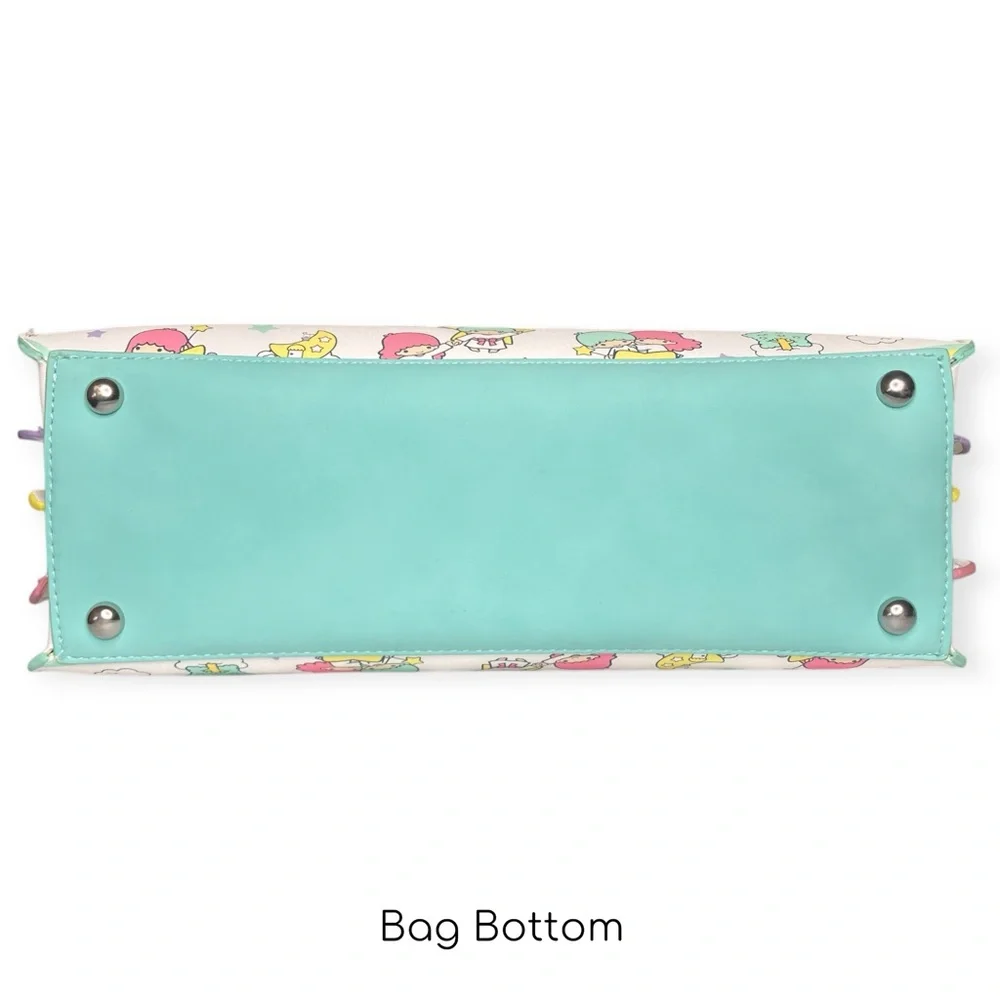 Loungefly Sanrio Little Twin Stars Rainbow Print Crossbody Wallet - Picture 11 of 16